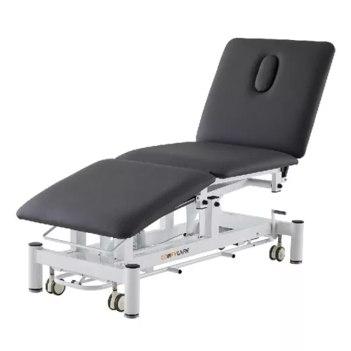 Camilla Eléctrica Brom Coinfycare: Tres Cuerpos, Con Altura Ajustable, Respaldo Regulable y Diseño Ergonómico para Estética y Fisioterapia