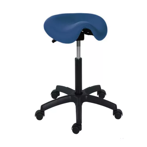 Taburete bajo Kinefis Economy: Tipo pony o silla de montar con altura de 51 - 64 cm (Varios colores disponibles)