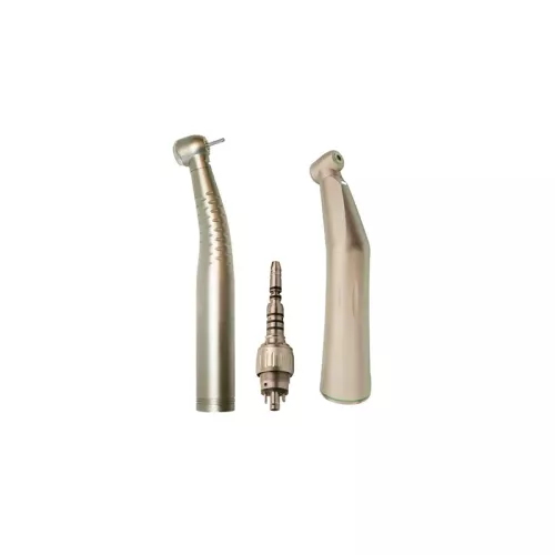 Turbina dental de titanio con luz  + contraángulo Multiflex