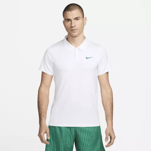 Polo de tennis Dri-FIT NikeCourt Advantage pour homme - Blanc