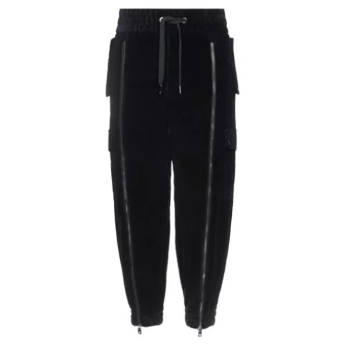 Dolce&gabbana 42 Homme Noir Pantalon Coton, Élasthanne
