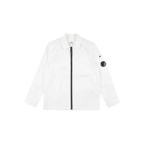 C.p. Company Undersixteen GARÇON Blanc Chemise Coton