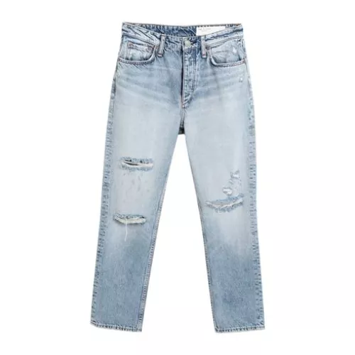 Rag & Bone Femme Bleu Pantalon en jean Coton