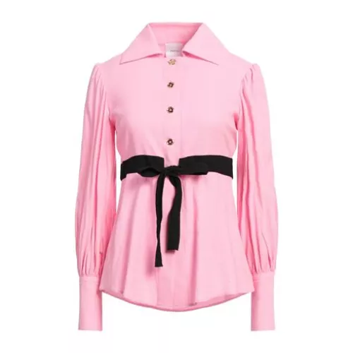 Patou Femme Rose Chemise Viscose, Coton, Élasthanne