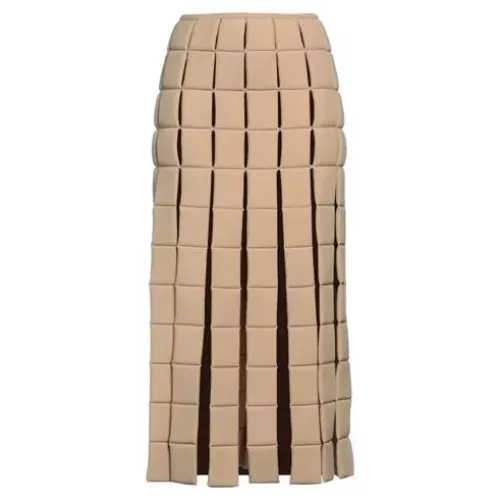 A.w.a.k.e. Mode Femme Camel Jupe longue Nylon
