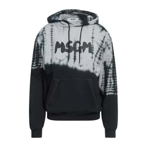 Msgm M Homme Gris Sweat-shirt Coton