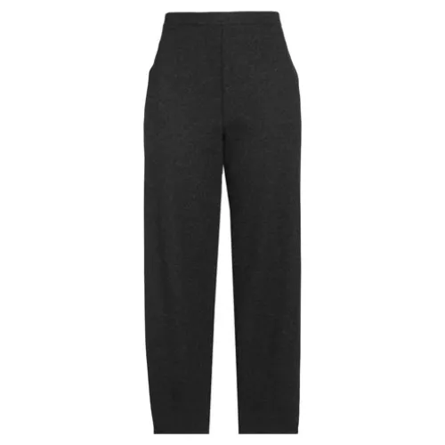 Emporio Armani XL Femme Plomb Pantalon Laine, Polyester, Polyimide, Coton