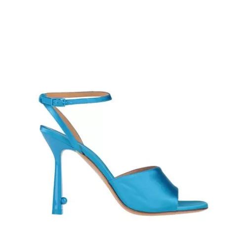 Off-white™ Femme Bleu d'azur Sandales Fibres textiles