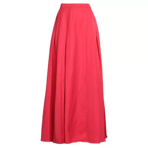 Twinset Femme Rouge vif Jupe longue Polyester