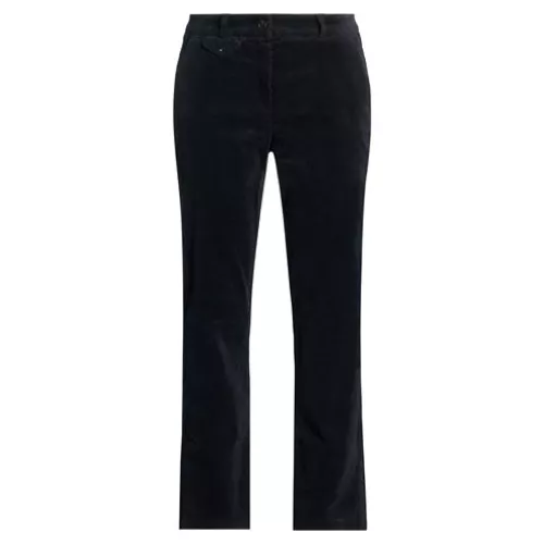 Raffaello Rossi Femme Noir Pantalon Coton, Élasthanne