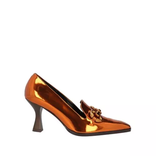 Zinda 36 Femme Rouille Mocassins Cuir