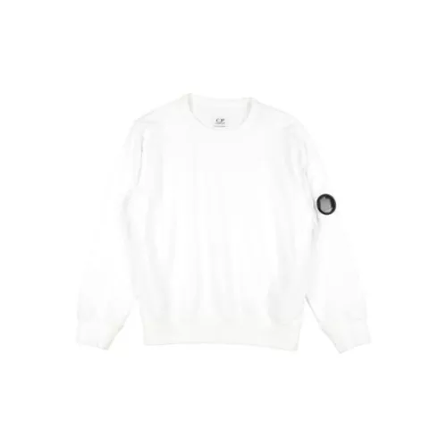 C.p. Company Undersixteen GARÇON Blanc Sweat-shirt Coton