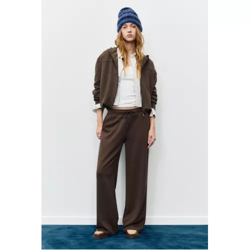 Pantalon Wide Leg Avec Modal