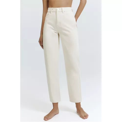 Jean Mom Fit Taille Haute