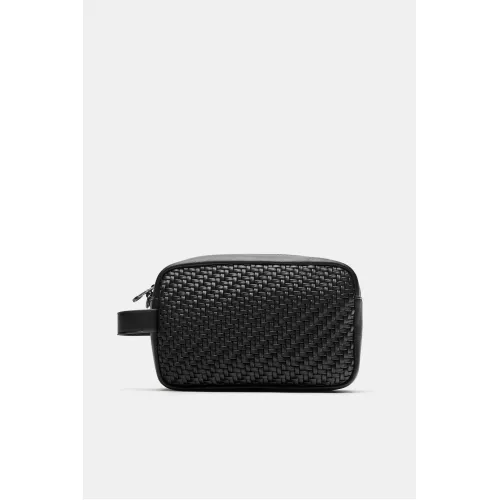 Trousse De Toilette Tressée Anse