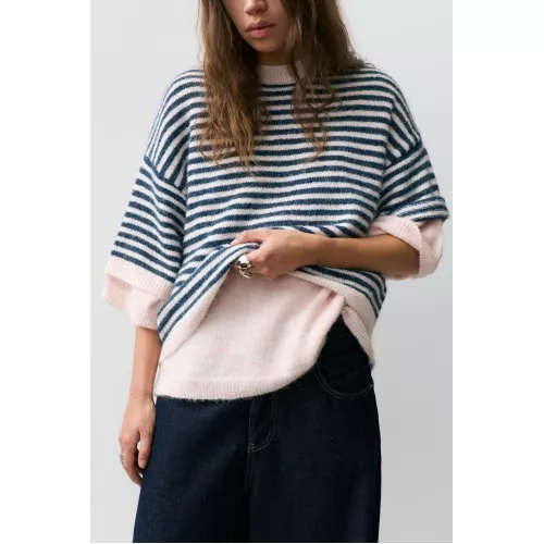 Pull Boxy Manches Courtes