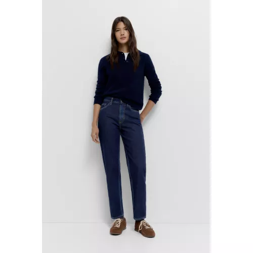 Jean Mom Fit Taille Haute