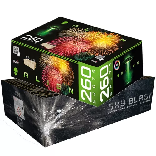 Feux d'artifice automatique SkyBlast  Alien