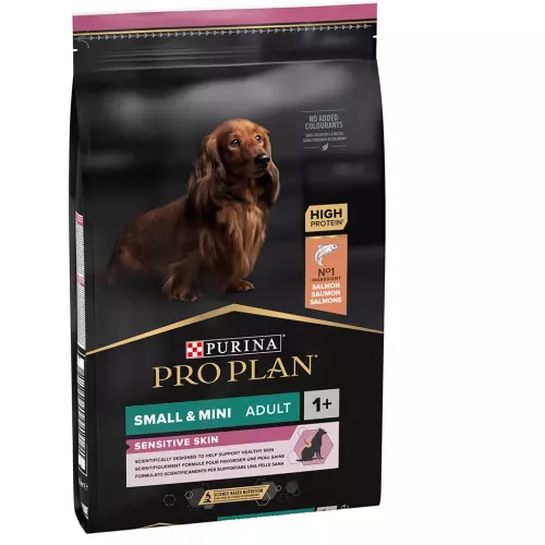 7kg Small & Mini Adult Sensitive Skin saumon Pro Plan - Croquettes pour chien