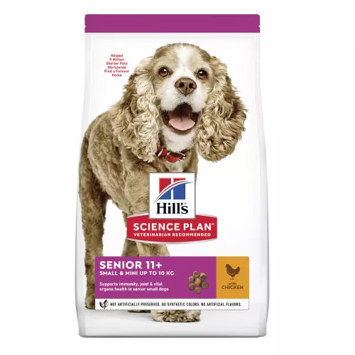 1,5kg Senior 11+ Small & Mini, poulet, Hill's Science Plan