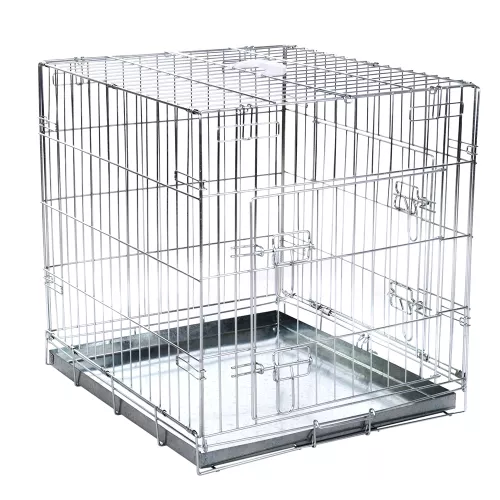 Cage de transport Double Door pour chien l 69 x P 109 x H 75 cm
