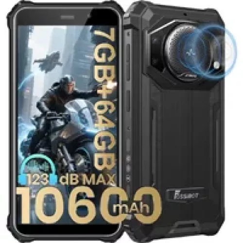FOSSiBOT F101 P : smartphone robuste IP68, 10600mAh, 7+64Go, 24 MP, double SIM, 4G nior