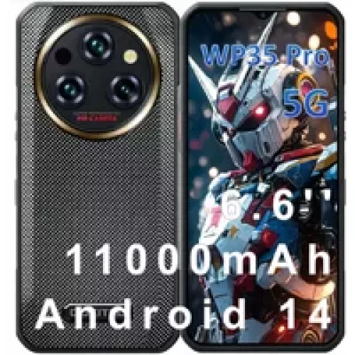 Smartphone OUKITEL WP35 Pro 5G 6.6'' 11000mAh 36GB+512GB ROM 108MP Android 14 NFC NOIR