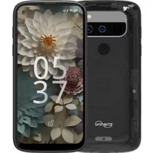 Smartphone Unihertz Jelly Max Unique 5G Android 14, 12 Go de RAM, 256 Go de ROM, noir