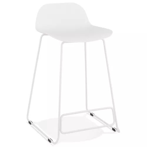 Tabouret snack mi-hauteur 'BABYLOS MINI' blanc design