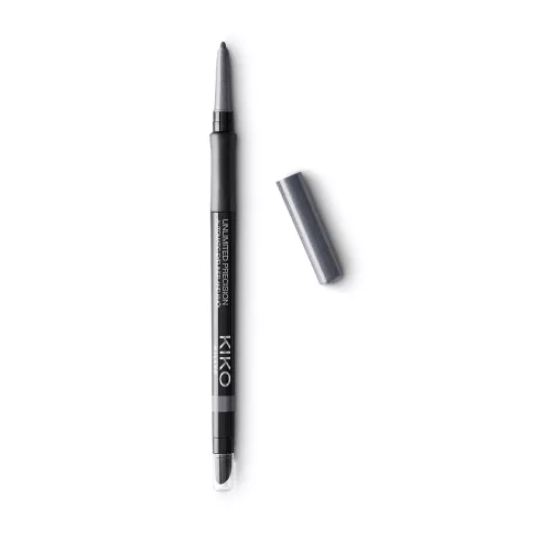 KIKO Unlimited Precision Automatic Eyeliner & Khol 15. Crayon yeux automatique longue tenue jusqu'à 24 heures, pour l'intérieur et l’extérieur de l’œi