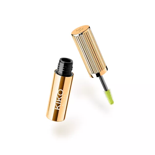 KIKO Juicy Fizz Colour Shot Lash & Brow Mascara 01. Mascara coloré à effet volumateur pour les cils et les sourcils