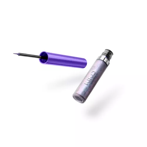 KIKO Hue Ready? Eye'M So Bold Liquid Eyeliner 03. Eye-liner liquide au fini holographique, longue tenue jusqu'à 24 h et résistant à l’eau