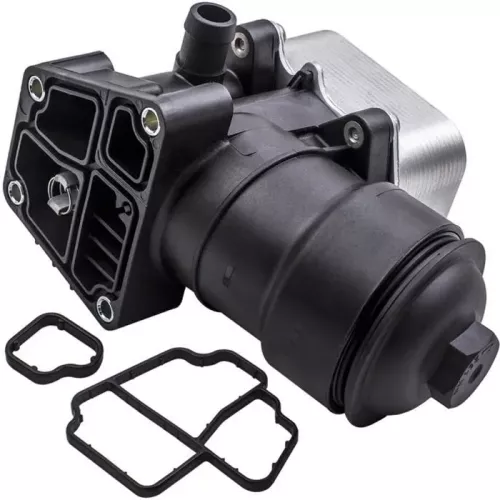 MAXPEEDINGRODS Boitier filtre à huile + filtre for VW Audi Skoda Seat 1.6 2.0 TDi = 03L115389C