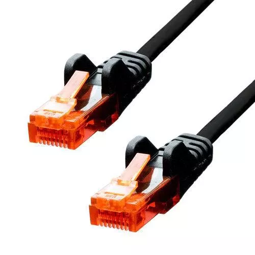 Câble de marque ProXtend CAT6 F/UTP NOIR - 2m - 50 Pièces