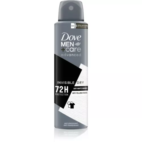 Dove Men+Care Advanced Invisible Dry déodorant anti-traces blanches et jaunes Invisibile Dry 150 ml