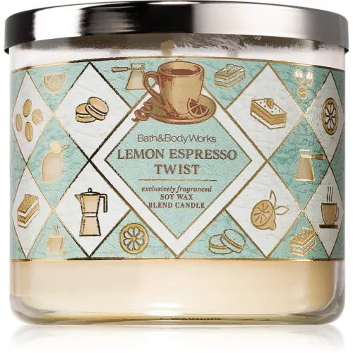 Bath & Body Works Lemon Espresso Twist bougie parfumée 411 g