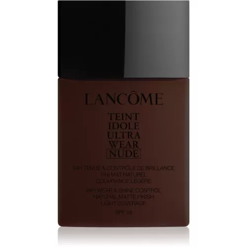 Lancôme Teint Idole Ultra Wear Nude fond de teint léger matifiant teinte 17 Ebène 40 ml