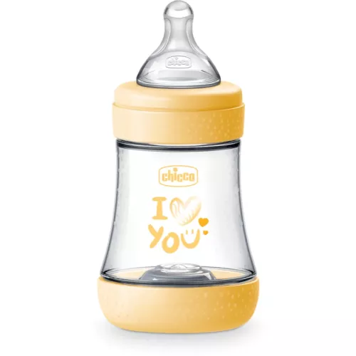 Chicco Perfect 5 biberon 0 m+ Slow Flow Yellow 150 ml