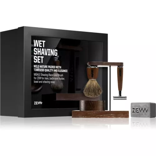 Zew For Men Wet Shaving Set Coffret cadeau pour la barbe