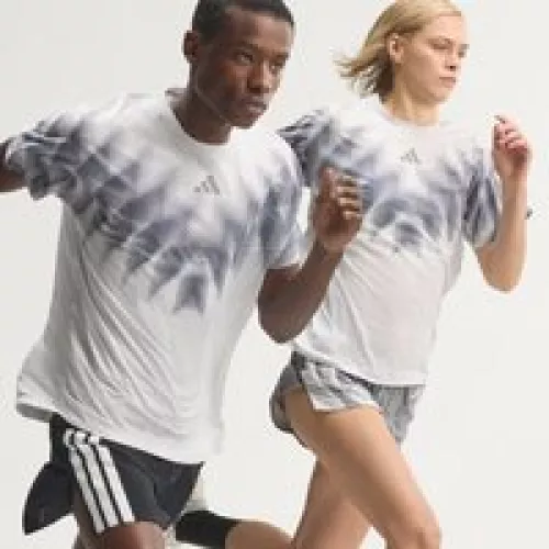 Adidas T-shirt de running Adizero Aspyre Unitefit Grey One / Grey Unisexe 2XL