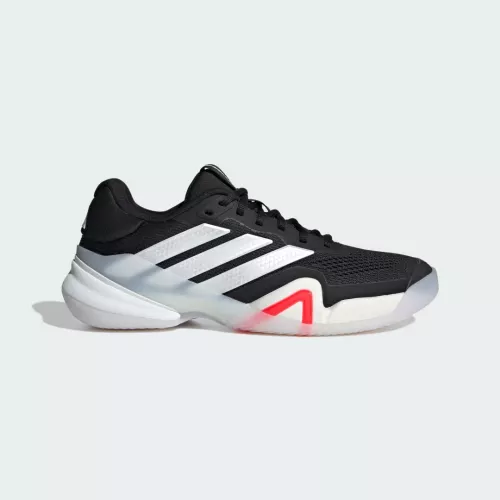 Adidas Chaussure de tennis Barricade14 Terre battue Core Black / Zero Metalic / Lucid Red Hommes 44