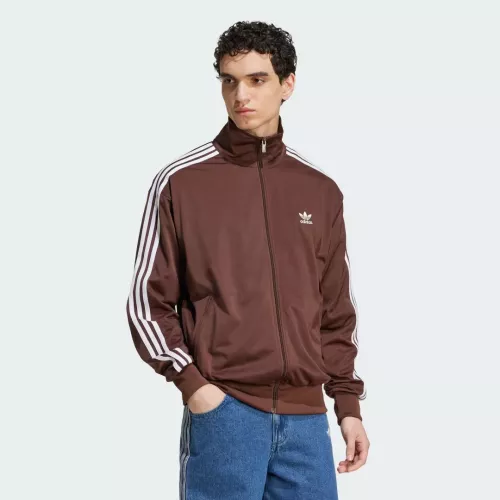 Adidas Veste de survêtement Adicolor Classics Firebird Auburn / Off White Hommes L