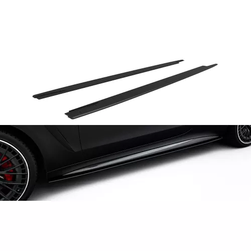 Maxton - Street Pro Rajouts Des Bas De Caisse Mercedes-AMG CLE 53 Aero C236 Noir-Rouge