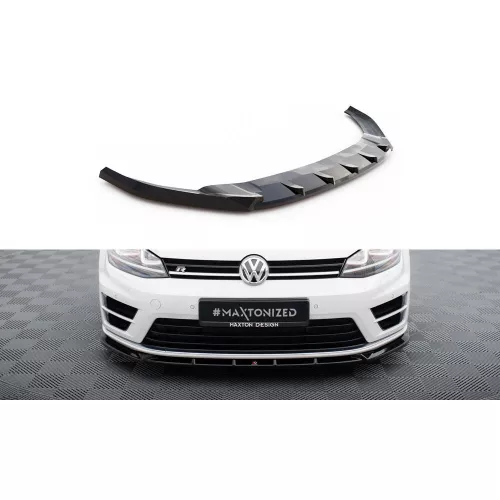 Maxton - Lame Du Pare-Chocs Avant V.5 Volkswagen Golf R / R-Line Mk7