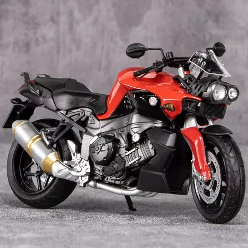 Modèle de moto en alliage moulé sous pression, véhicule de Collection, Autobike, absorbeur de shorts, hors route, jouets de voiture, 1/12, R1800C