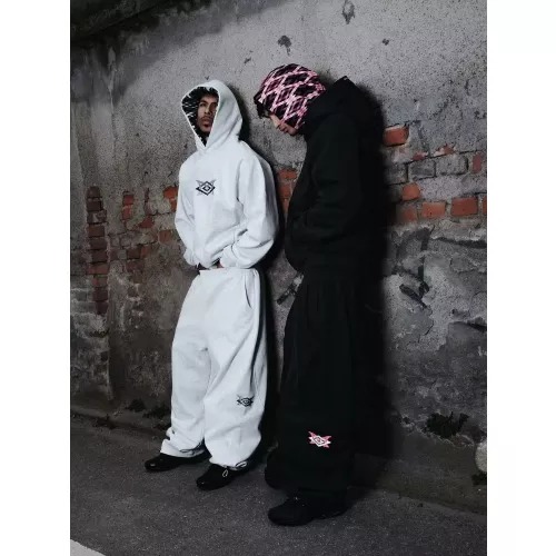 Y2K Automne/Hiver À La Mode Hommes et Femmes de Mode Ensemble Haute Rue À La Mode Marque Harajuku Zipper Top Casual Droite Pantalon