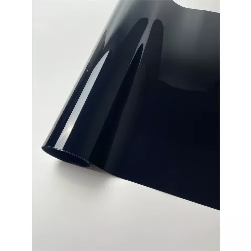 Autocollant noir brillant pour voiture, vinyle auto-adhésif pour décoration de voiture et moto, accessoires automobiles
