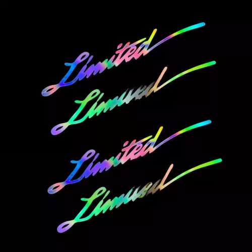 Autocollants réfléchissants pour moto et voiture, 2 paires, édition limitée, 4 pièces, pour Suzuki, Yamaha, BMW, Honda, KTM, Kawasaki, Vespa, Suzuki, 