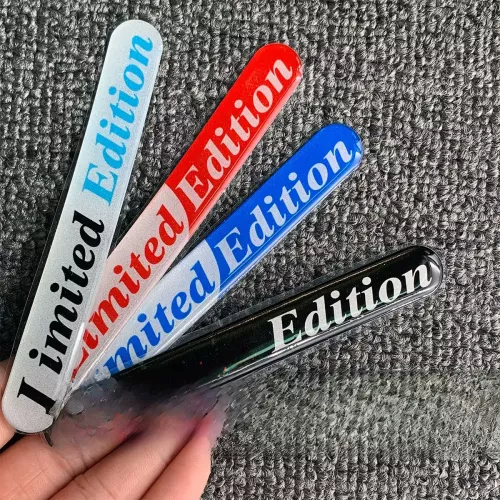 Autocollants de moto en résine 3D édition limitée, autocollants de voiture, moulage de gel dans la nuit, Suzuki, Yamaha, BMW, Honda, Toyota, Hyundai