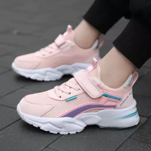 Chaussures de dehors Plates en Maille Respirante, Antidérapantes, Décontractées, à la Mode, pour Enfant